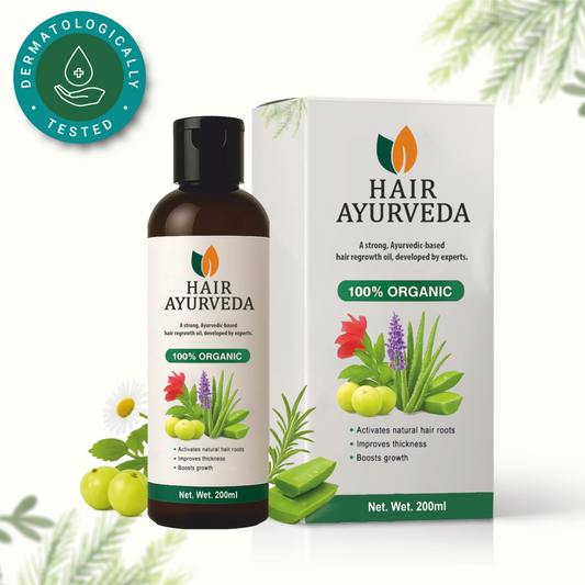 Hair Ayurveda – Strong Ayurvedic Hair Re-growth Oil, Premium Quality